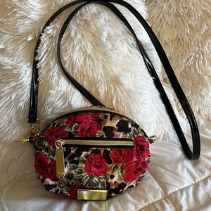 Betsy Johnson Rose Crossbody Purse